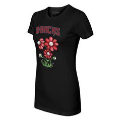 Arizona Diamondbacks Tiny Turnip Women's Blooming Baseballs T-Shirt - MLB T-shirts