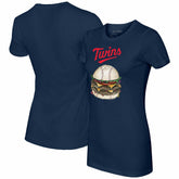 Minnesota Twins Tiny Turnip Women's Burger T-Shirt - MLB T-shirts