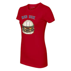 Boston Red Sox Tiny Turnip Women's Burger T-Shirt - MLB T-shirts