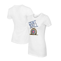 Chicago Cubs Tiny Turnip Women's Dirt Ball T-Shirt - MLB T-shirts