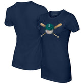 Seattle Mariners Tiny Turnip Women's Hat Crossbats T-Shirt - MLB Hats