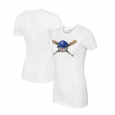 Kansas City Royals Tiny Turnip Women's Hat Crossbats T-Shirt - MLB Hats
