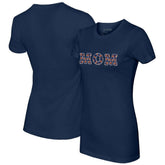 Detroit Tigers Tiny Turnip Women's Logo Mom T-Shirt - MLB T-shirts