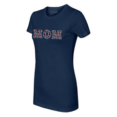 Detroit Tigers Tiny Turnip Women's Logo Mom T-Shirt - MLB T-shirts