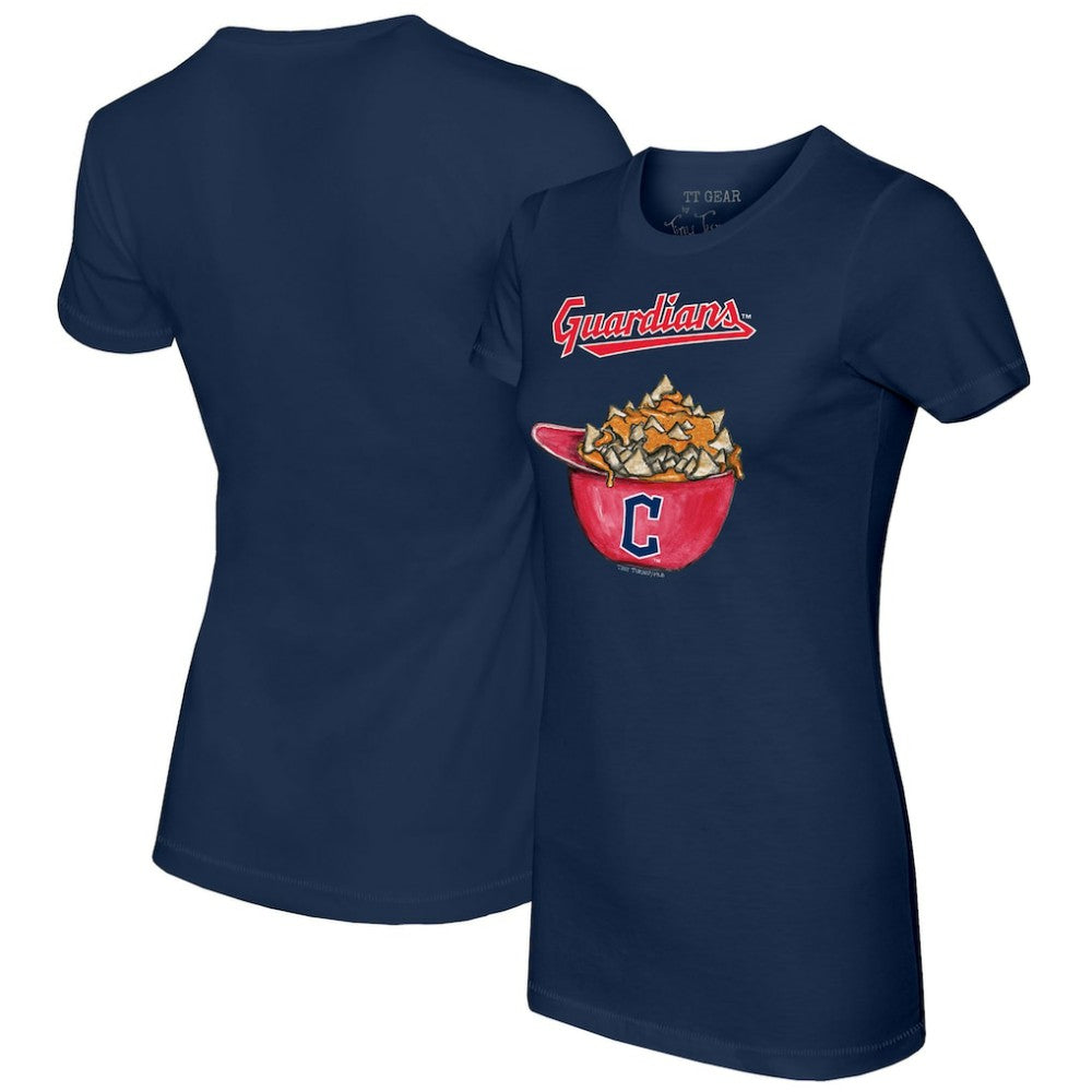 Cleveland Guardians Tiny Turnip Women's Nacho Helmet T-Shirt - MLB T-shirts