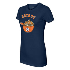 Houston Astros Tiny Turnip Women's Nacho Helmet T-Shirt - MLB T-shirts