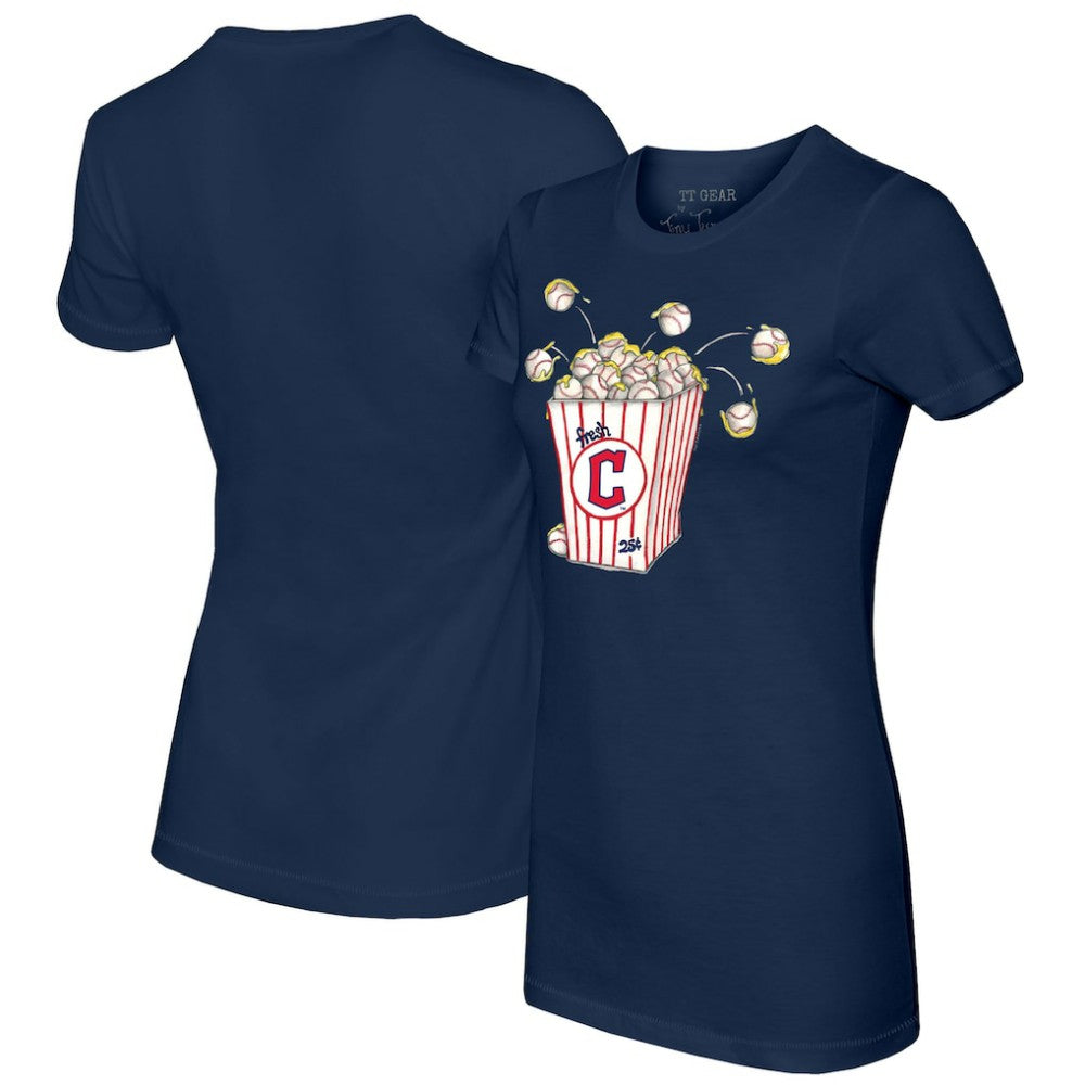 Cleveland Guardians Tiny Turnip Women's Popcorn T-Shirt - MLB T-shirts
