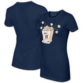 Detroit Tigers Tiny Turnip Women's Popcorn T-Shirt - MLB T-shirts