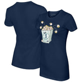 Seattle Mariners Tiny Turnip Women's Popcorn T-Shirt - MLB T-shirts