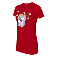 Philadelphia Phillies Tiny Turnip Women's Popcorn T-Shirt - MLB T-shirts