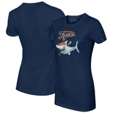 Detroit Tigers Tiny Turnip Women's Shark T-Shirt - MLB T-shirts