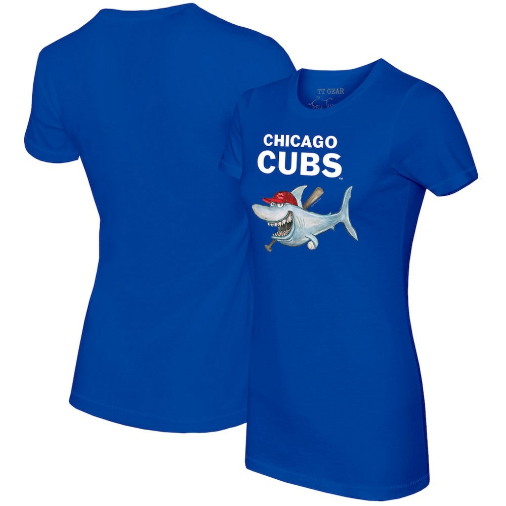 Chicago Cubs Tiny Turnip Women's Shark T-Shirt - MLB T-shirts