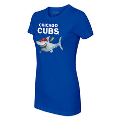Chicago Cubs Tiny Turnip Women's Shark T-Shirt - MLB T-shirts