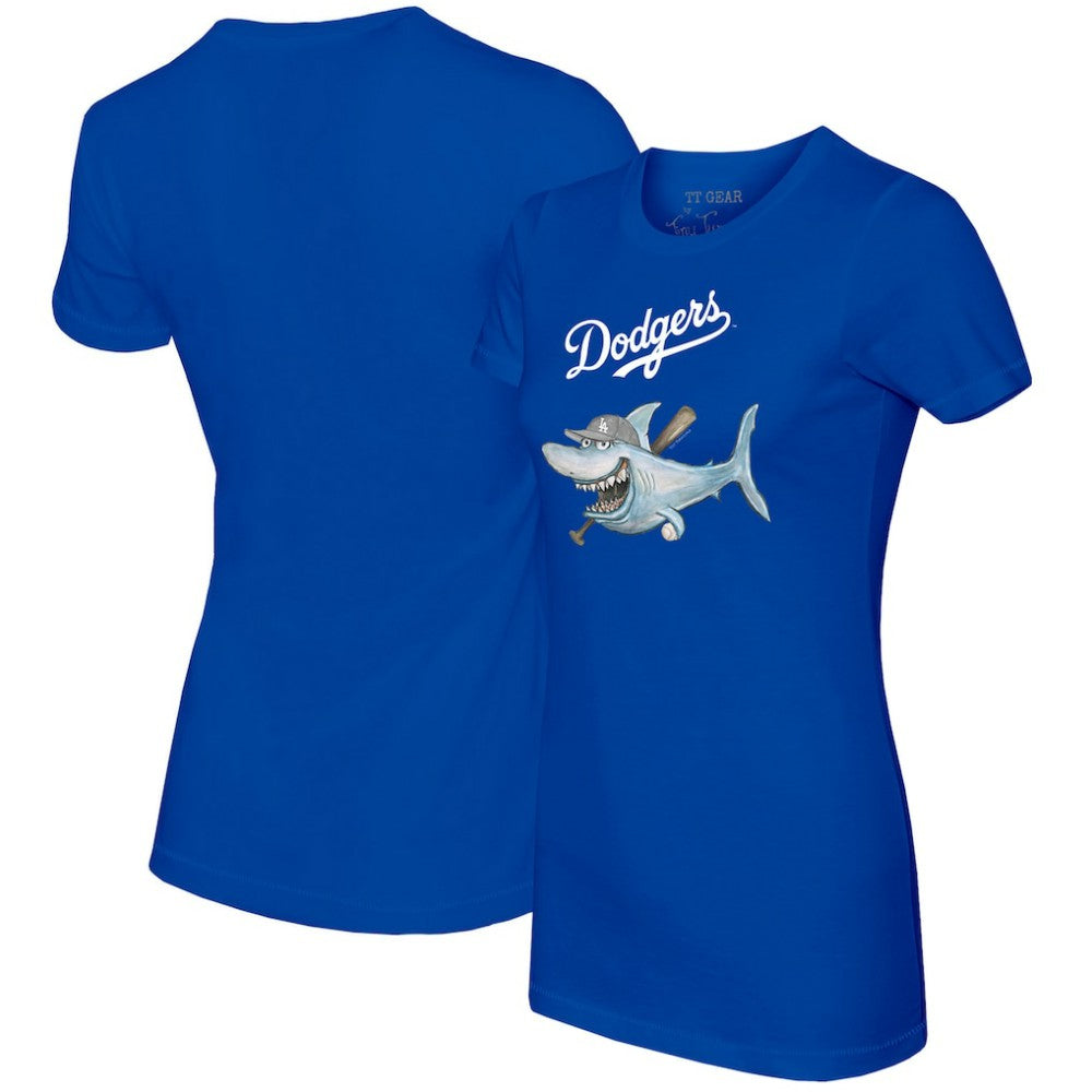 Los Angeles Dodgers Tiny Turnip Women's Shark T-Shirt - MLB T-shirts