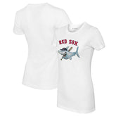Boston Red Sox Tiny Turnip Women's Shark Logo T-Shirt - MLB T-shirts