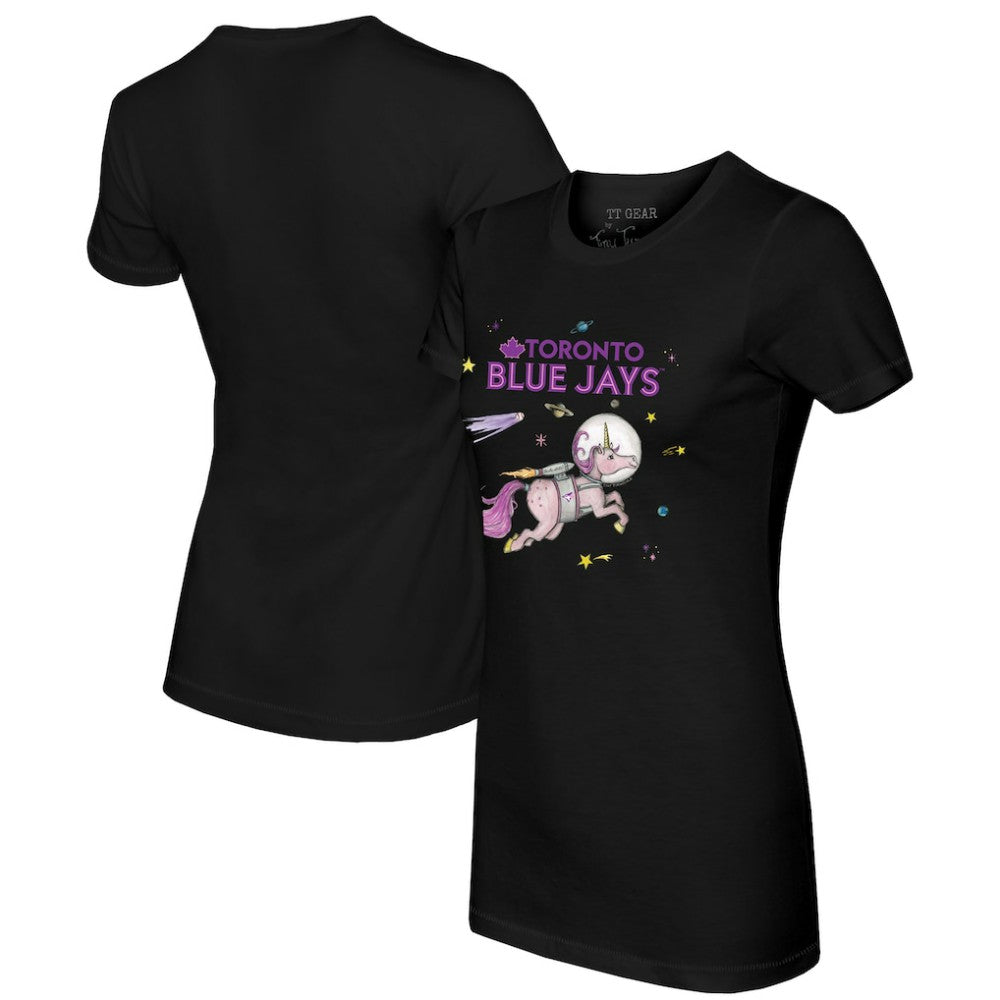 Toronto Blue Jays Tiny Turnip Women's Space Unicorn T-Shirt - MLB T-shirts