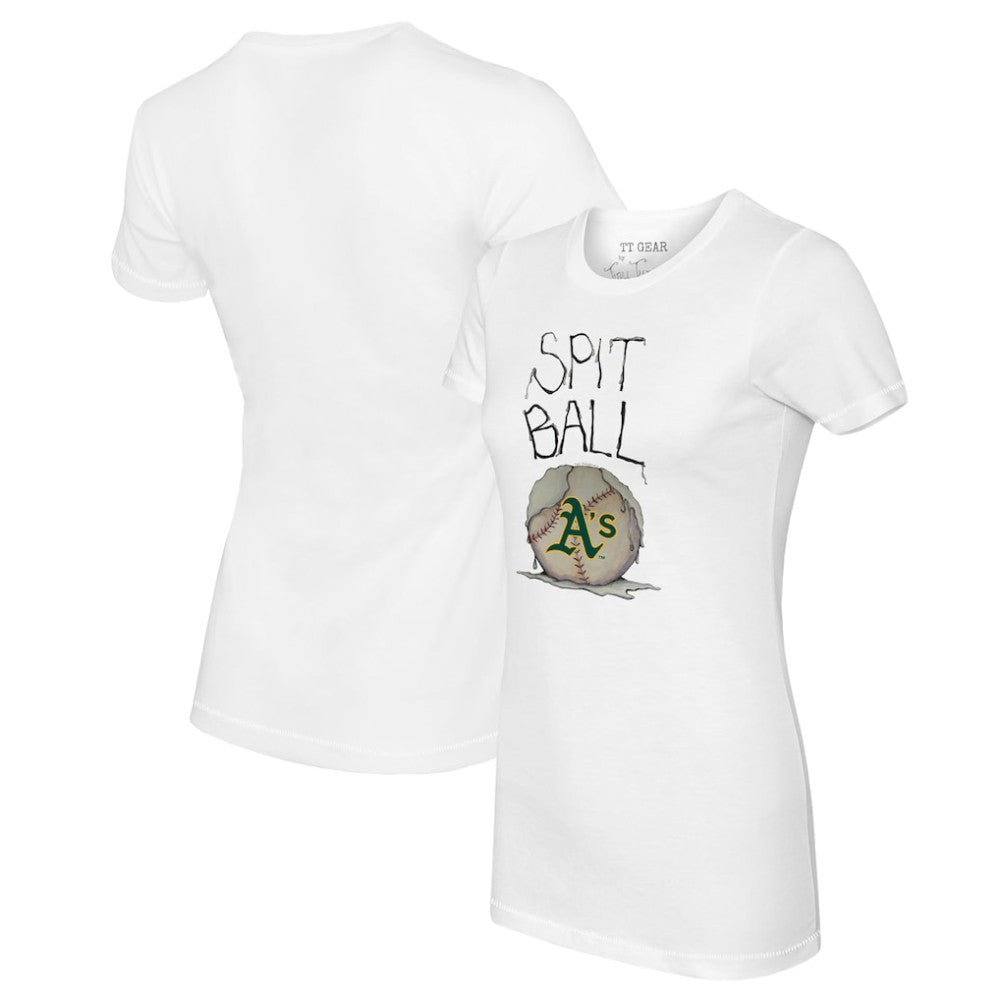 Athletics Tiny Turnip Women's Spit Ball T-Shirt - MLB T-shirts