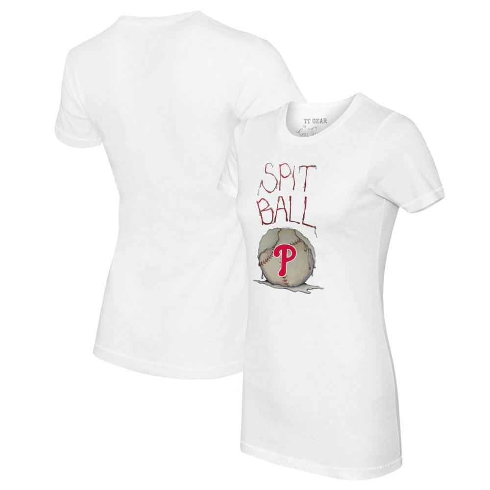Philadelphia Phillies Tiny Turnip Women's Spit Ball T-Shirt - MLB T-shirts