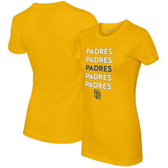 San Diego Padres Tiny Turnip Women's Stacked T-Shirt - MLB T-shirts