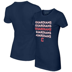 Cleveland Guardians Tiny Turnip Women's Stacked T-Shirt - MLB T-shirts