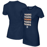 Detroit Tigers Tiny Turnip Women's Stacked T-Shirt - MLB T-shirts