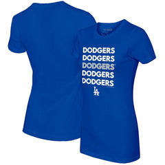 Los Angeles Dodgers Tiny Turnip Women's Stacked T-Shirt - MLB T-shirts