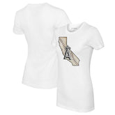 Los Angeles Angels Tiny Turnip Women's State Outline T-Shirt - MLB T-shirts