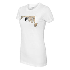 Baltimore Orioles Tiny Turnip Women's State Outline T-Shirt - MLB T-shirts