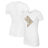Washington Nationals Tiny Turnip Women's State Outline T-Shirt - MLB T-shirts