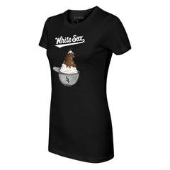 Chicago White Sox Tiny Turnip Women's Sundae Helmet T-Shirt - MLB T-shirts