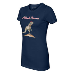 Atlanta Braves Tiny Turnip Women's TT Rex T-Shirt - MLB T-shirts
