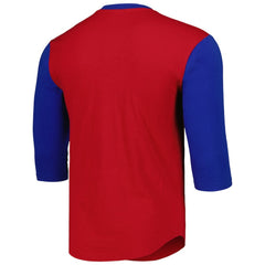 Chicago Cubs Mitchell & Ness Cooperstown Collection Legendary Slub Henley 3/4-Sleeve T-Shirt - MLB T-shirts