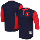 Chicago White Sox Mitchell & Ness Cooperstown Collection Legendary Slub Henley 3/4-Sleeve T-Shirt - MLB T-shirts