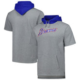Atlanta Braves Mitchell & Ness Postgame Short Sleeve Pullover Hoodie - MLB Hoodies