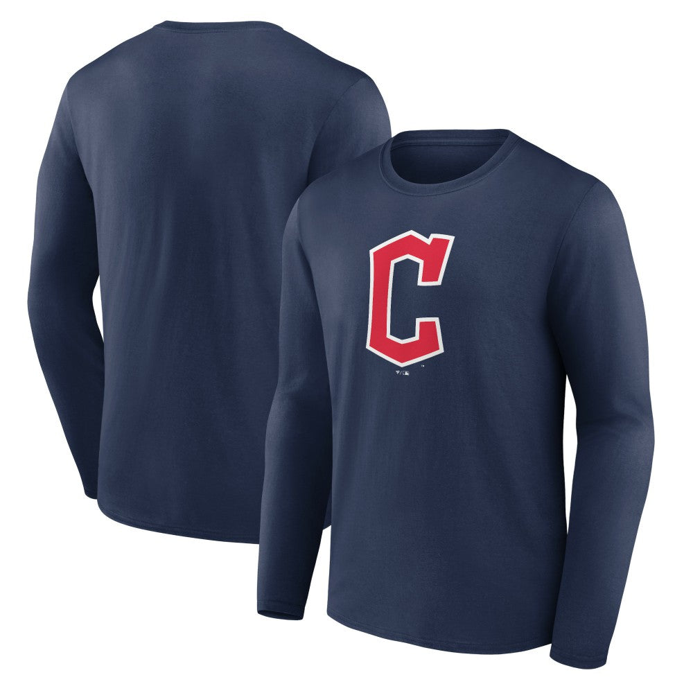 Cleveland Guardians Official Wordmark Long Sleeve T-Shirt - MLB T-shirts