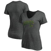 Athletics Women's Core Team Lock Up V-Neck T-Shirt - MLB T-shirts