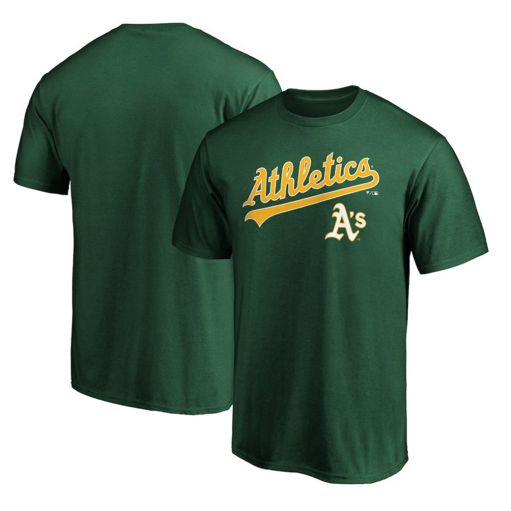 Athletics Team Lock Up Wordmark T-Shirt - MLB T-shirts