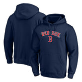Boston Red Sox Team Lock Up Wordmark Pullover Hoodie - MLB Hoodies