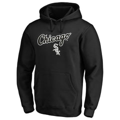 Chicago White Sox Team Lock Up Wordmark Pullover Hoodie - MLB Hoodies
