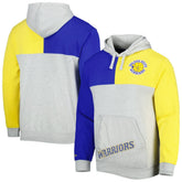 Heather Gray Golden State Warriors Tie-Breaker Pullover Hoodie sale | NBA