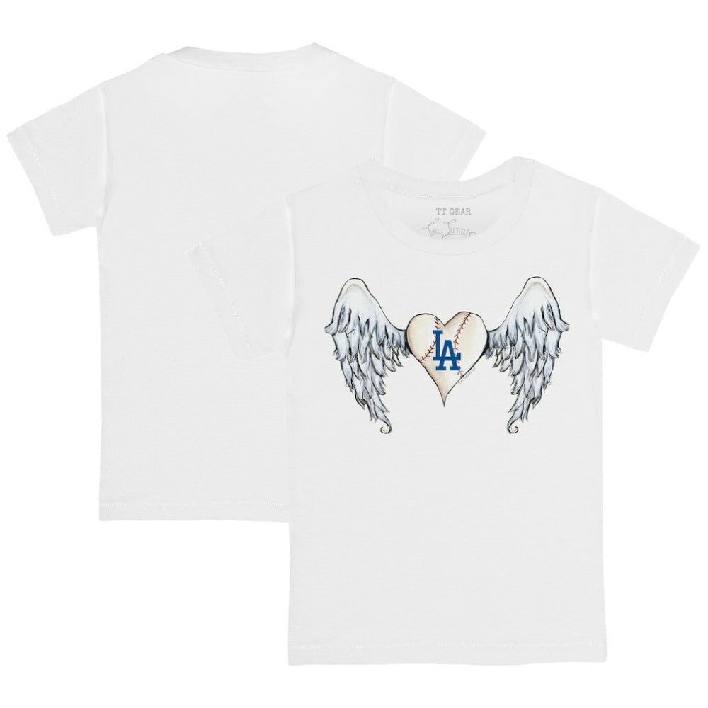 Los Angeles Dodgers Tiny Turnip Youth Angel Wings T-Shirt - MLB T-shirts