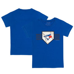 Toronto Blue Jays Tiny Turnip Youth Base Stripe T-Shirt - MLB T-shirts