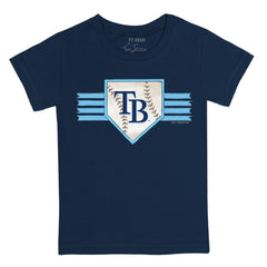 Tampa Bay Rays Tiny Turnip Youth Base Stripe T-Shirt - MLB T-shirts