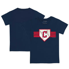Cleveland Guardians Tiny Turnip Youth Base Stripe T-Shirt - MLB T-shirts