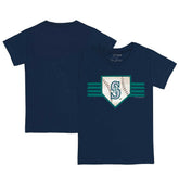 Seattle Mariners Tiny Turnip Youth Base Stripe T-Shirt - MLB T-shirts