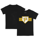 Pittsburgh Pirates Tiny Turnip Youth Base Stripe T-Shirt - MLB T-shirts