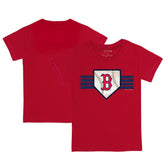 Boston Red Sox Tiny Turnip Youth Base Stripe T-Shirt - MLB T-shirts