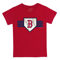 Boston Red Sox Tiny Turnip Youth Base Stripe T-Shirt - MLB T-shirts