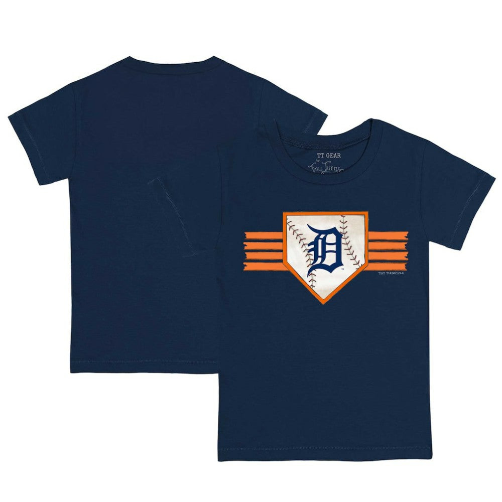 Detroit Tigers Tiny Turnip Youth Base Stripe T-Shirt - MLB T-shirts
