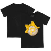 Pittsburgh Pirates Tiny Turnip Youth Baseball Bow T-Shirt - MLB T-shirts